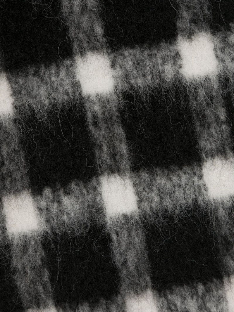 Marni check-print fringed scarf outlook