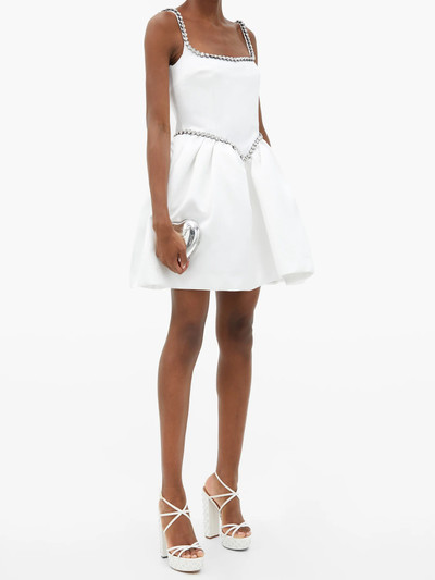 Christopher Kane Cupcake crystal-embellished satin mini dress outlook