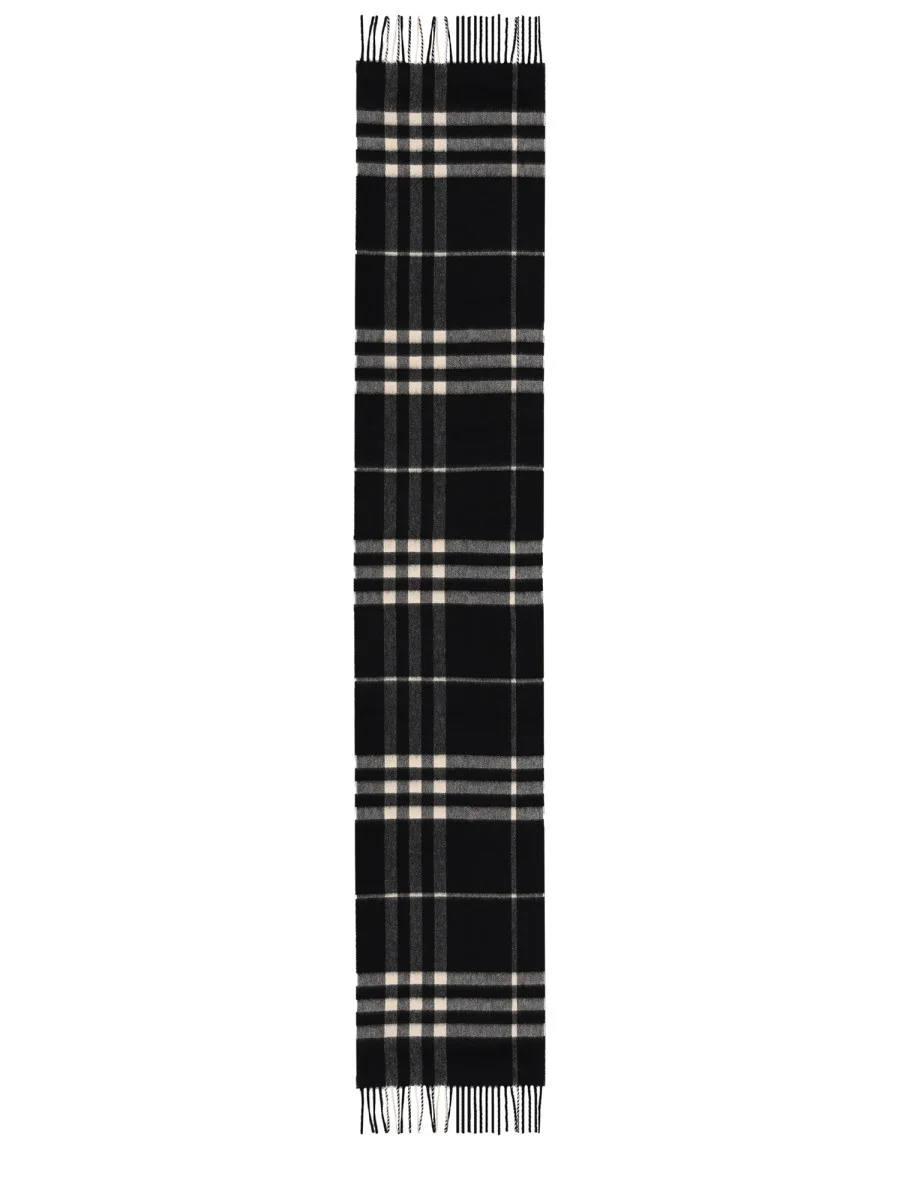 CASHMERE CHECK SCARF - 1