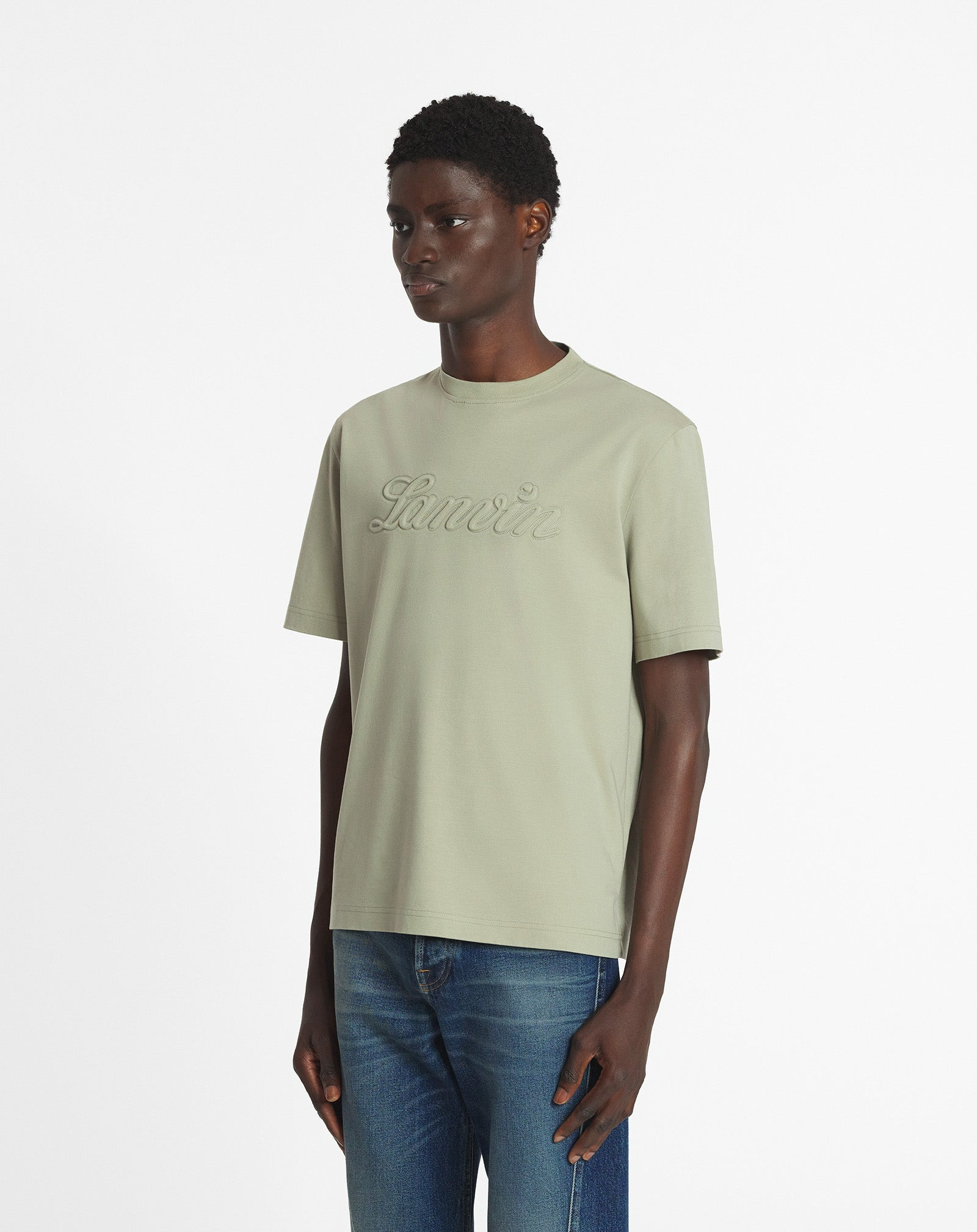 DEBOSSED LANVIN T-SHIRT - 3