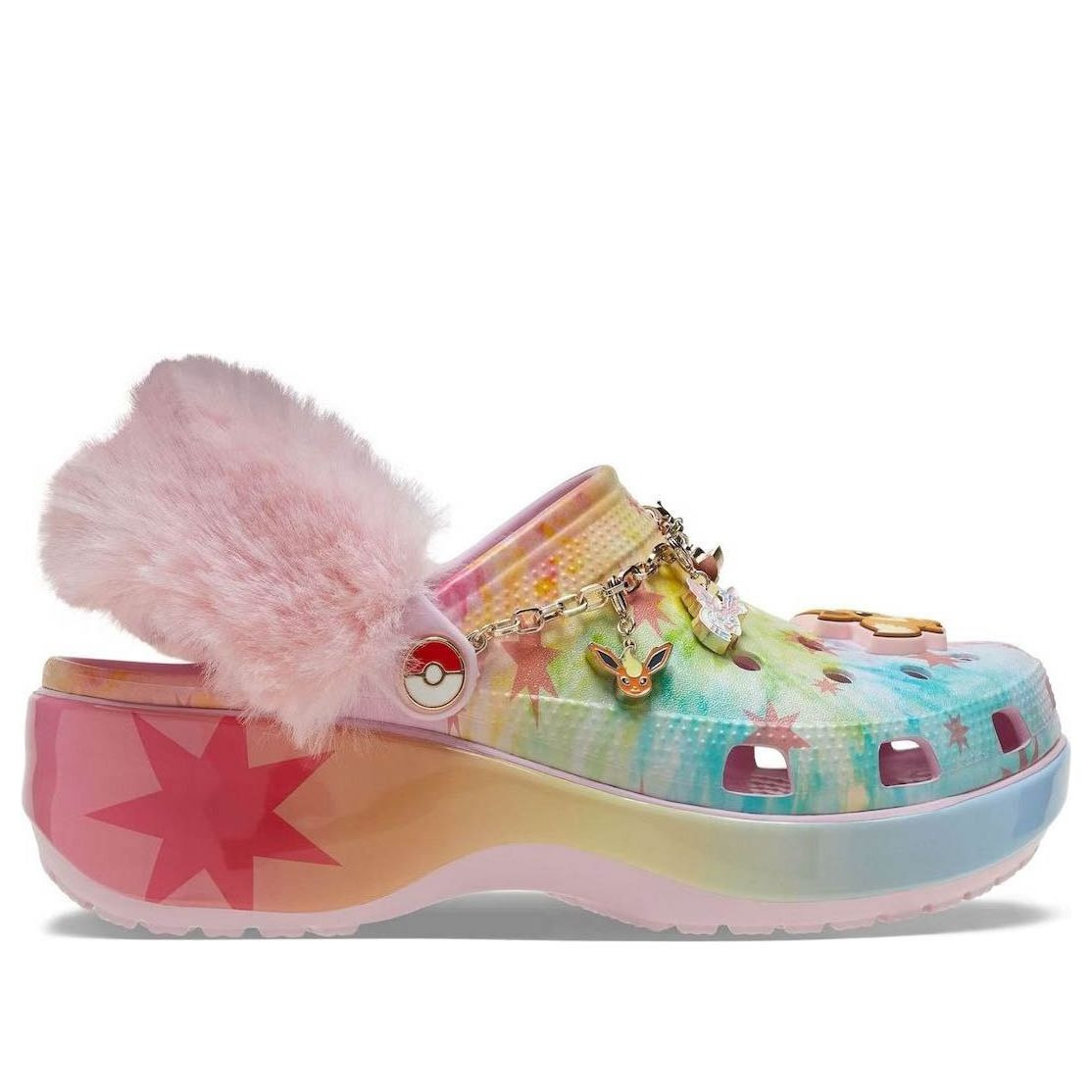 (WMNS) Crocs x Pokemon Classic Platform Clog 'Eevee' 211429-90H - 2