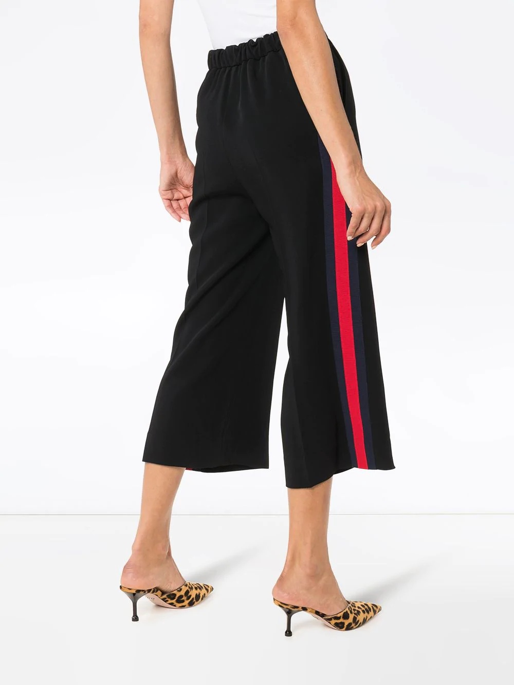 high-waisted Web culottes - 4