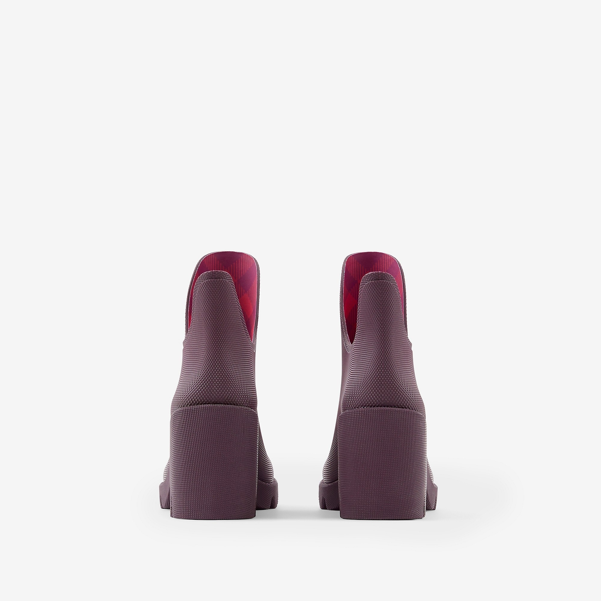Burberry Rubber Marsh Heel Boots | REVERSIBLE