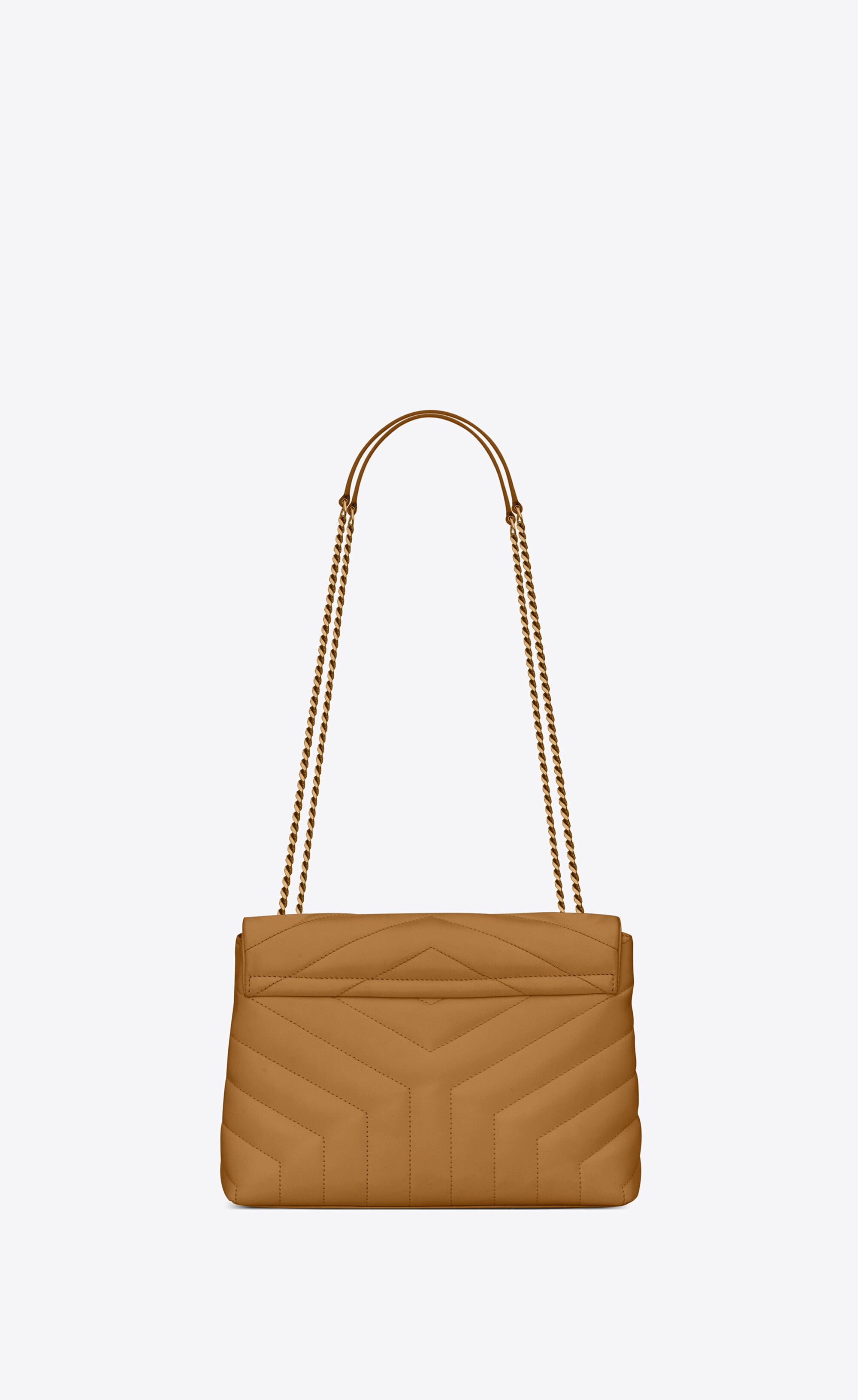 loulou small chain bag in matelassé "y" leather - 3