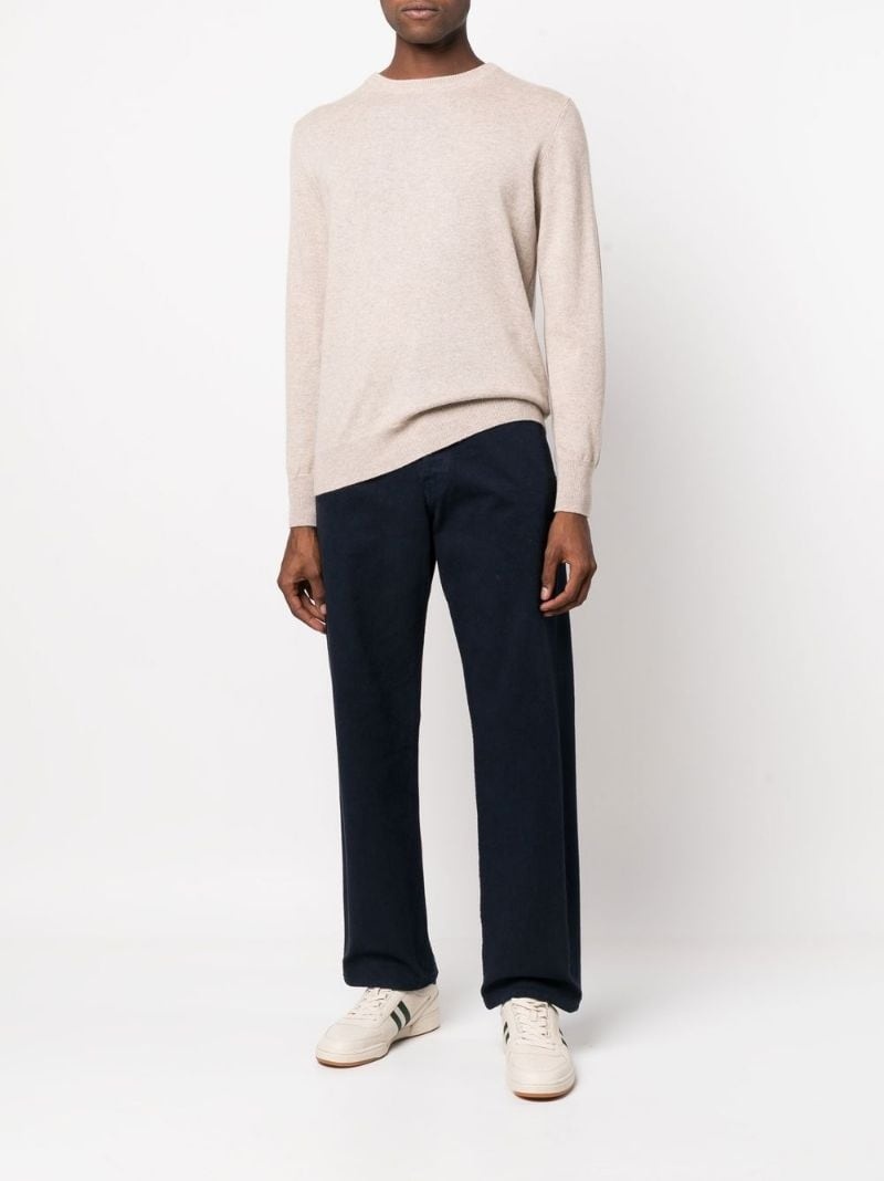crew-neck cashmere jumper - 2