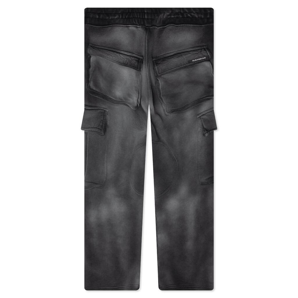 SUNFADE LOGO CARGO SWEATPANT - FADED BLACK - 2