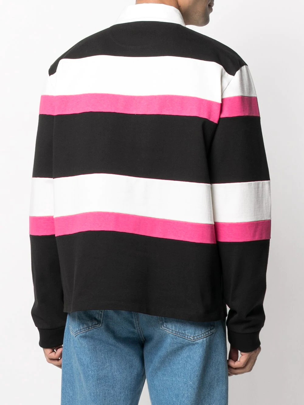 striped polo shirt - 4