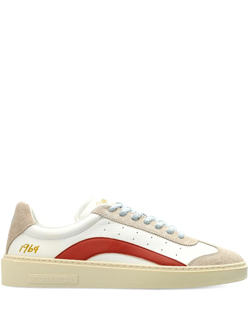 suede panel trainers 1