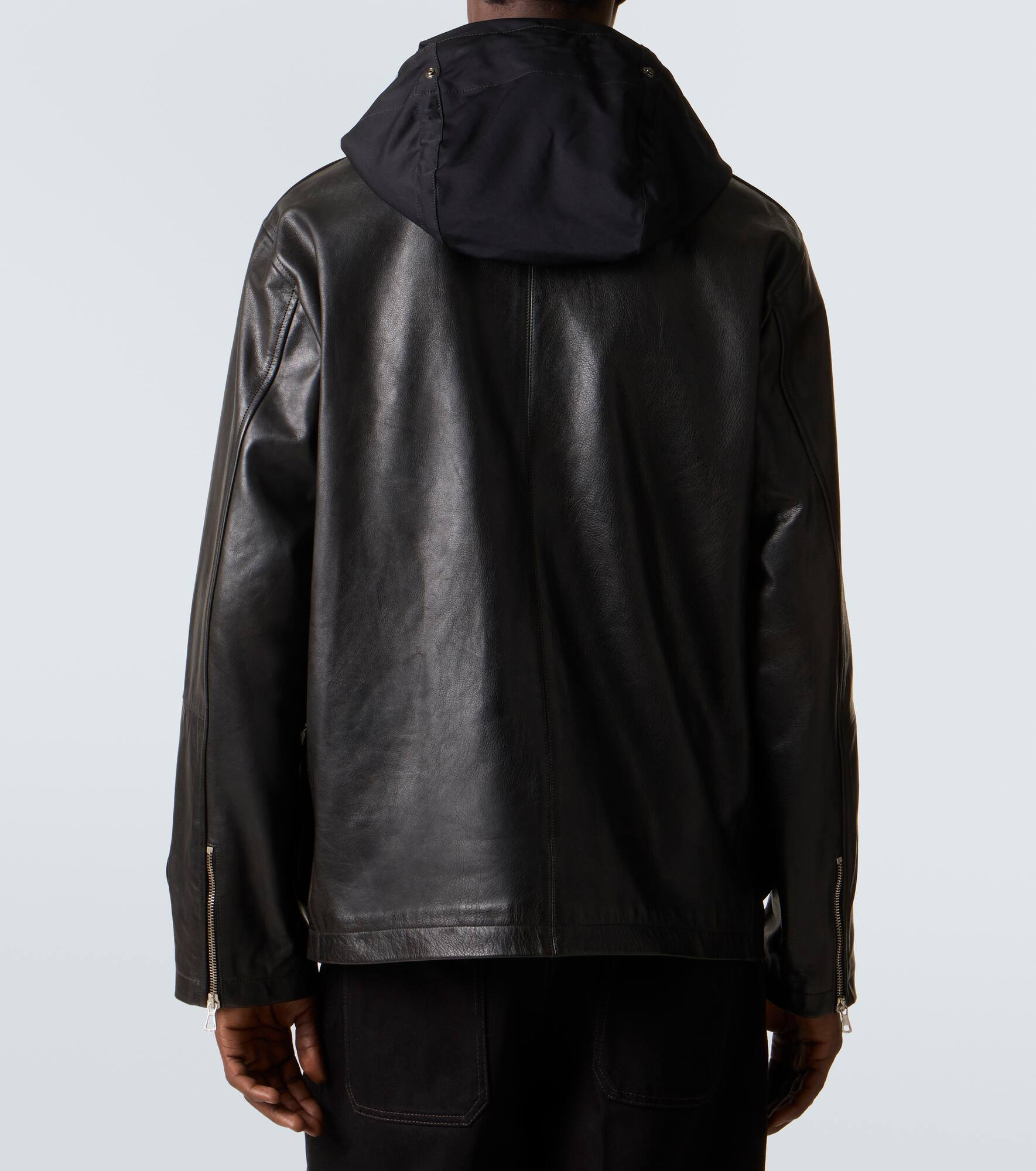 Lens leather jacket - 4