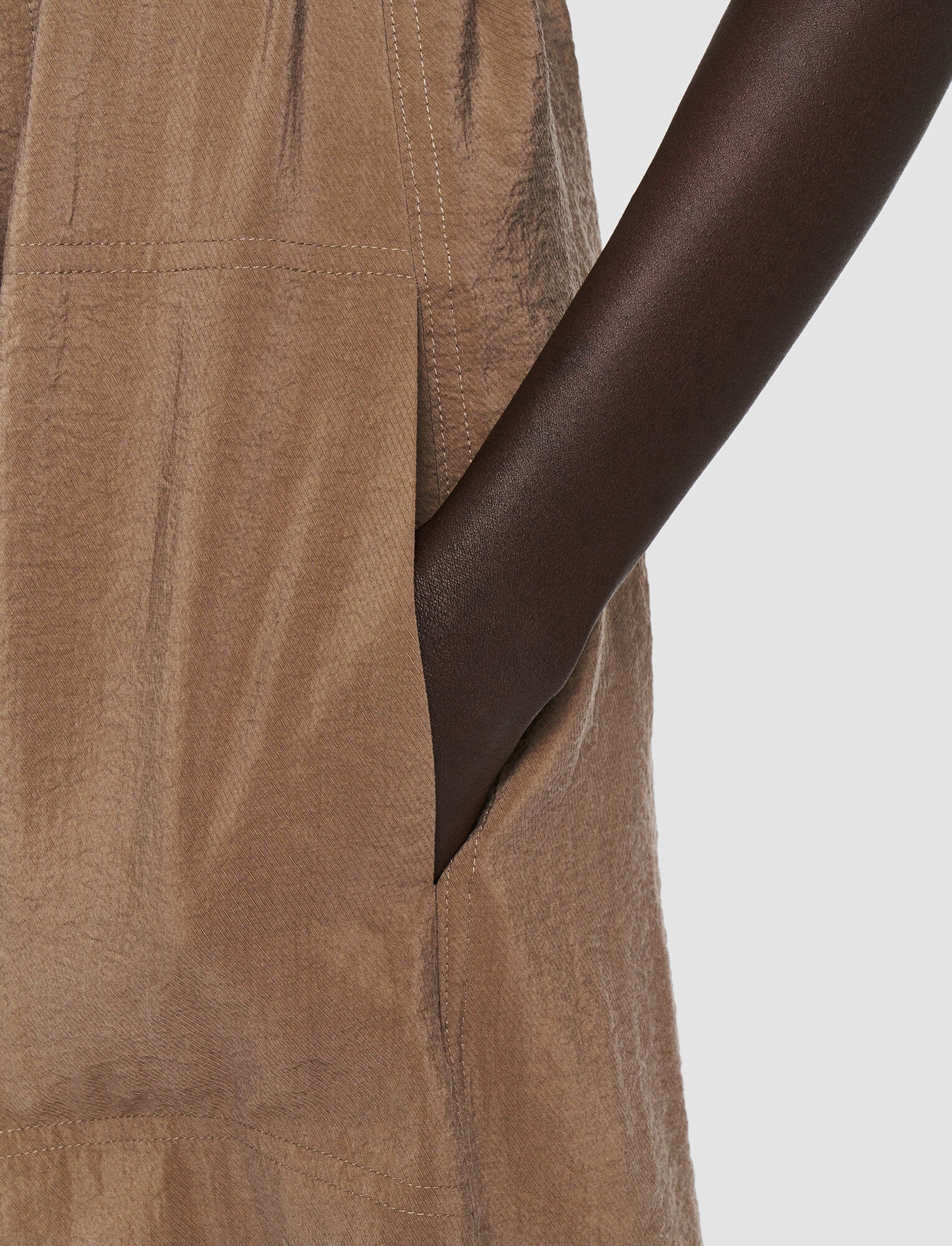Textured Twill Dareau Dress - 5