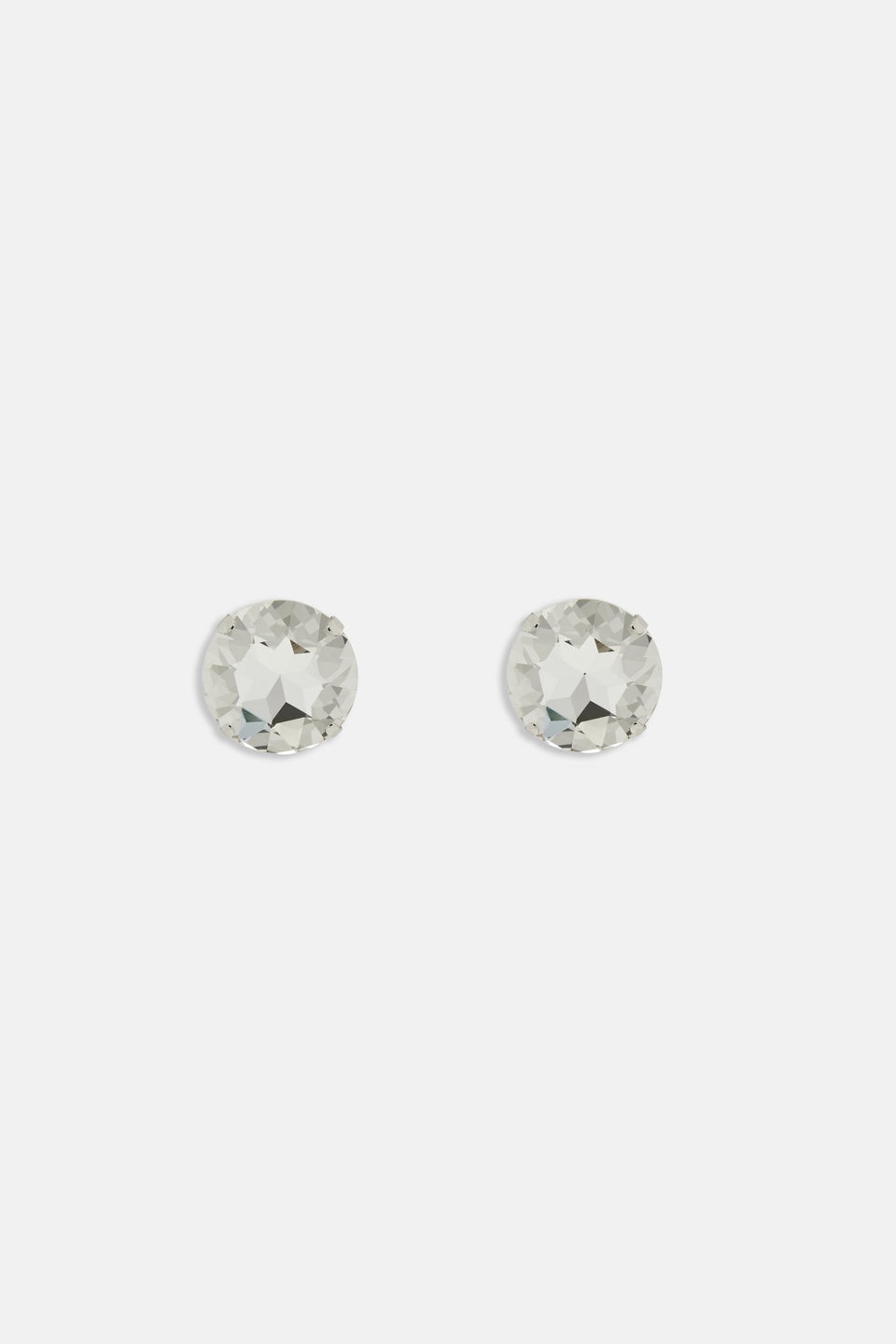 ROUND CRYSTAL EARRINGS - SMALL - 1