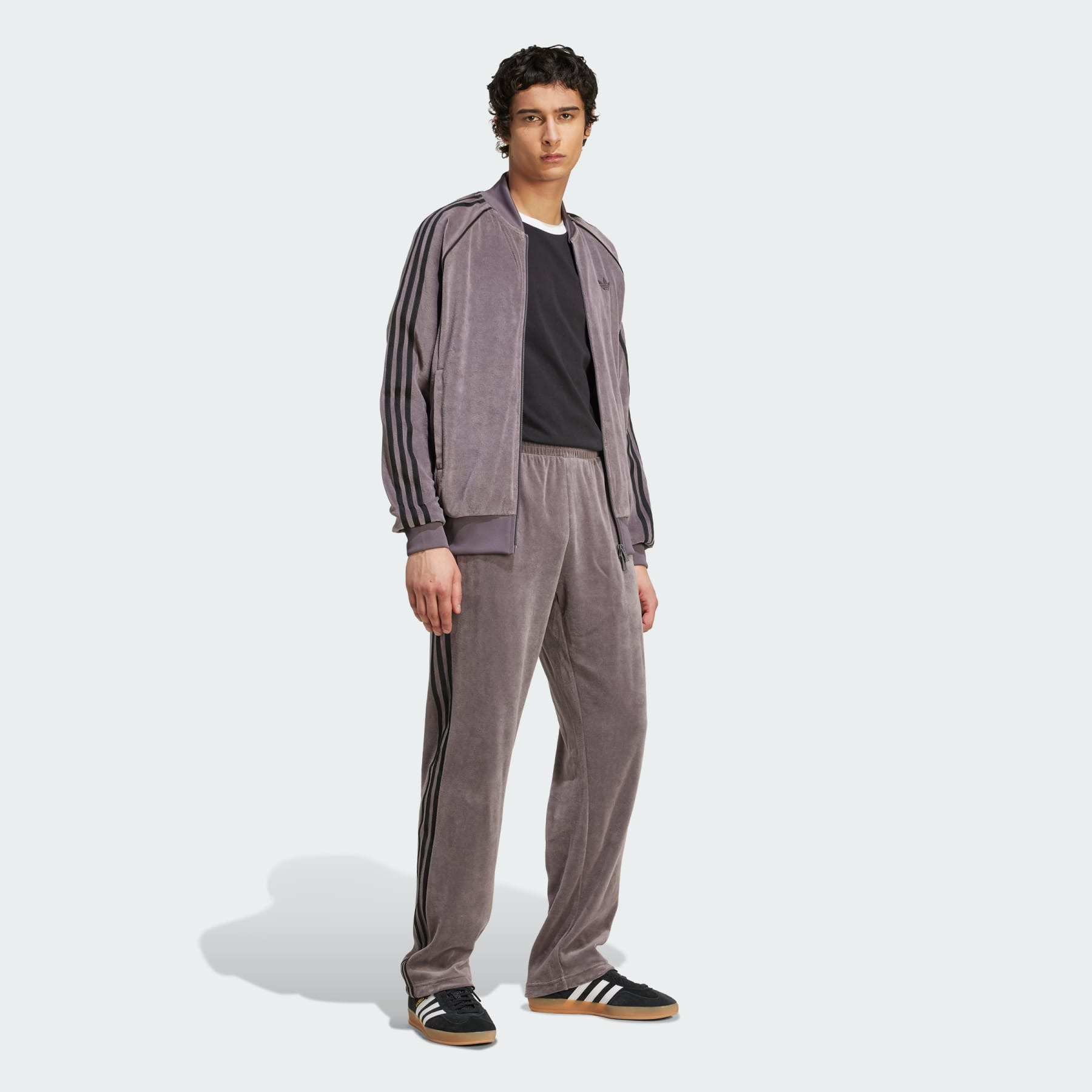 SST Adicolor Velour Track Pants - 4