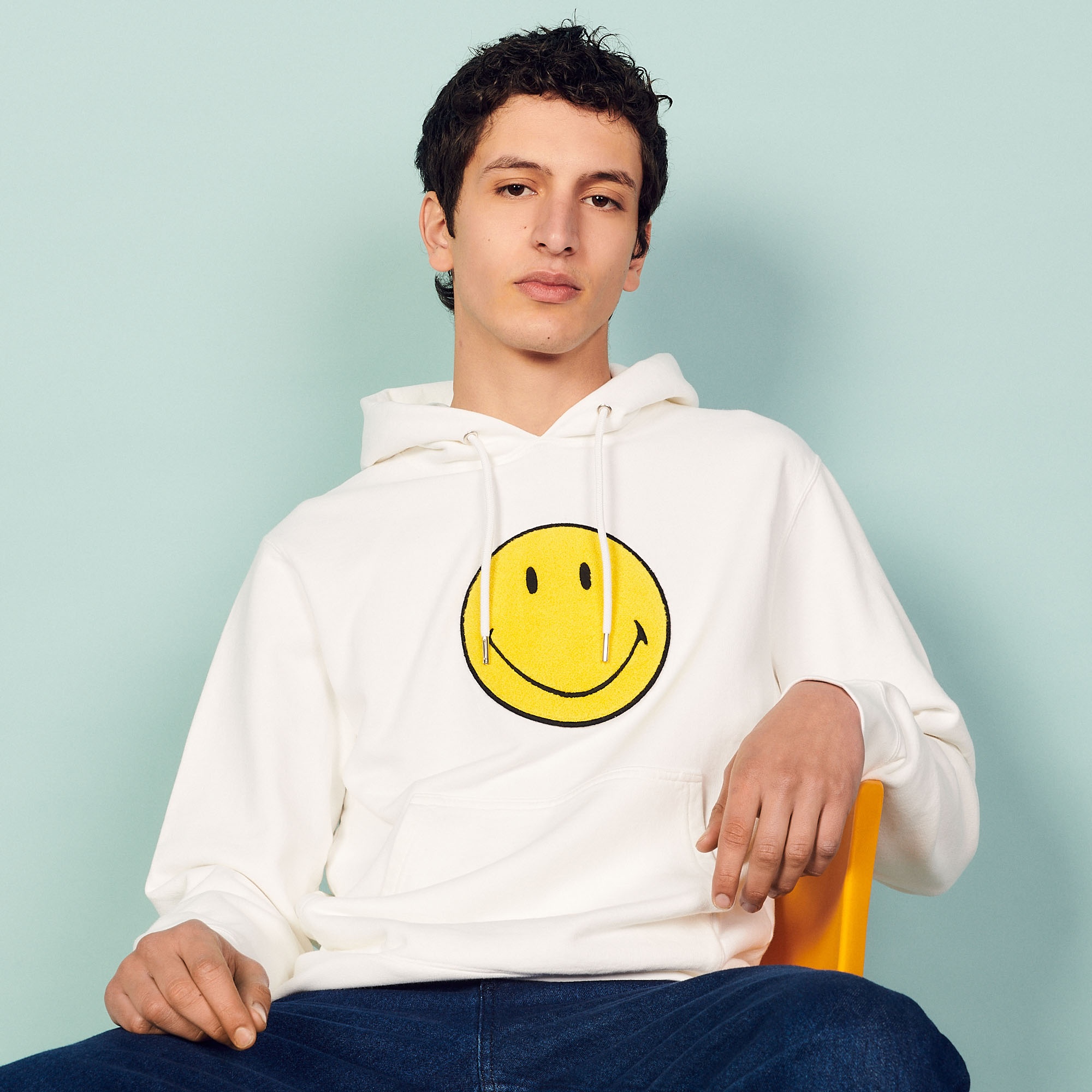 Smiley® Hoodie with patch - 2