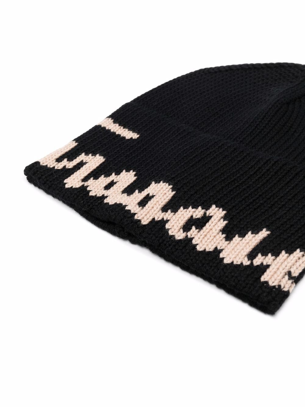 intarsia-knit wool beanie - 2