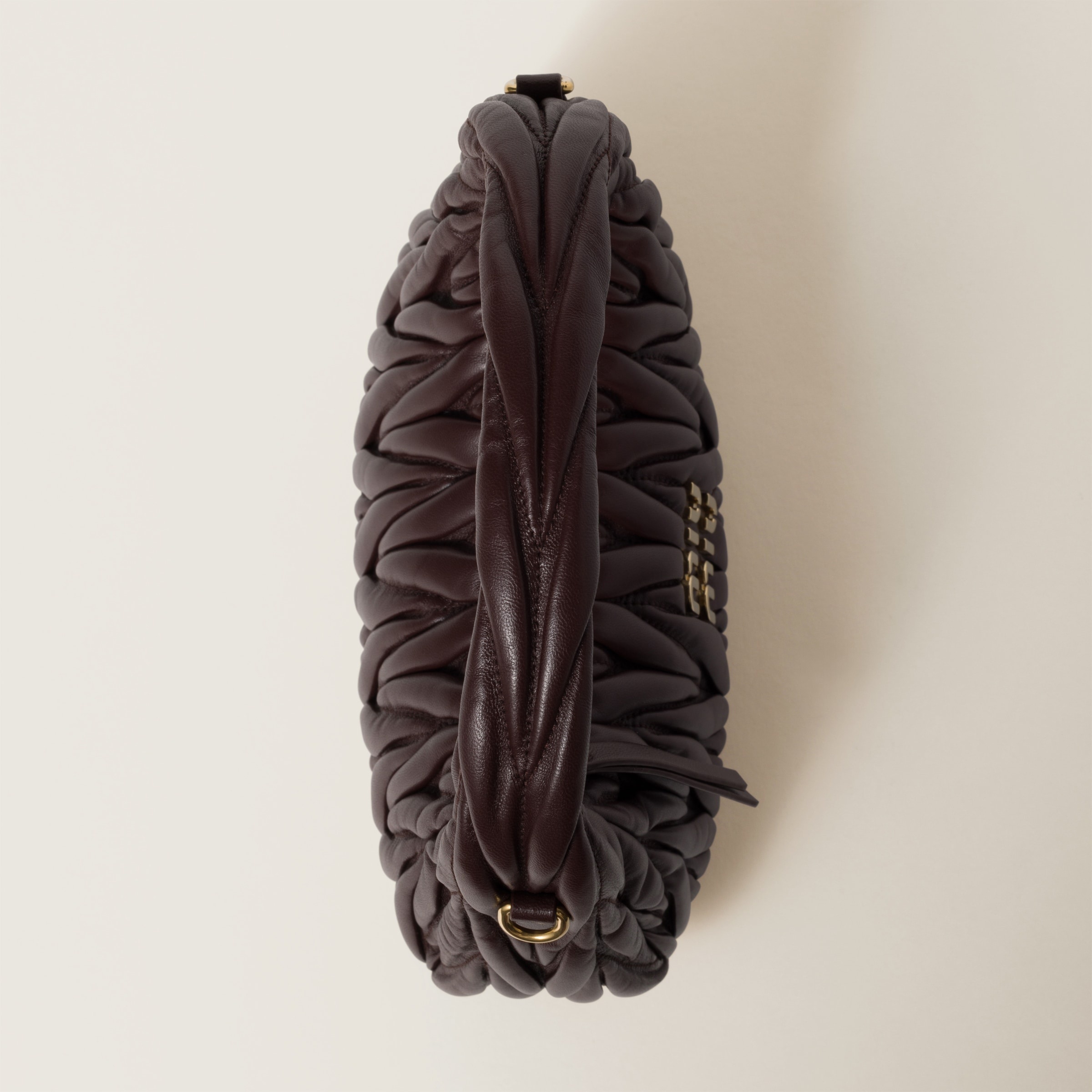 Wander matelassé nappa leather hobo bag - 7