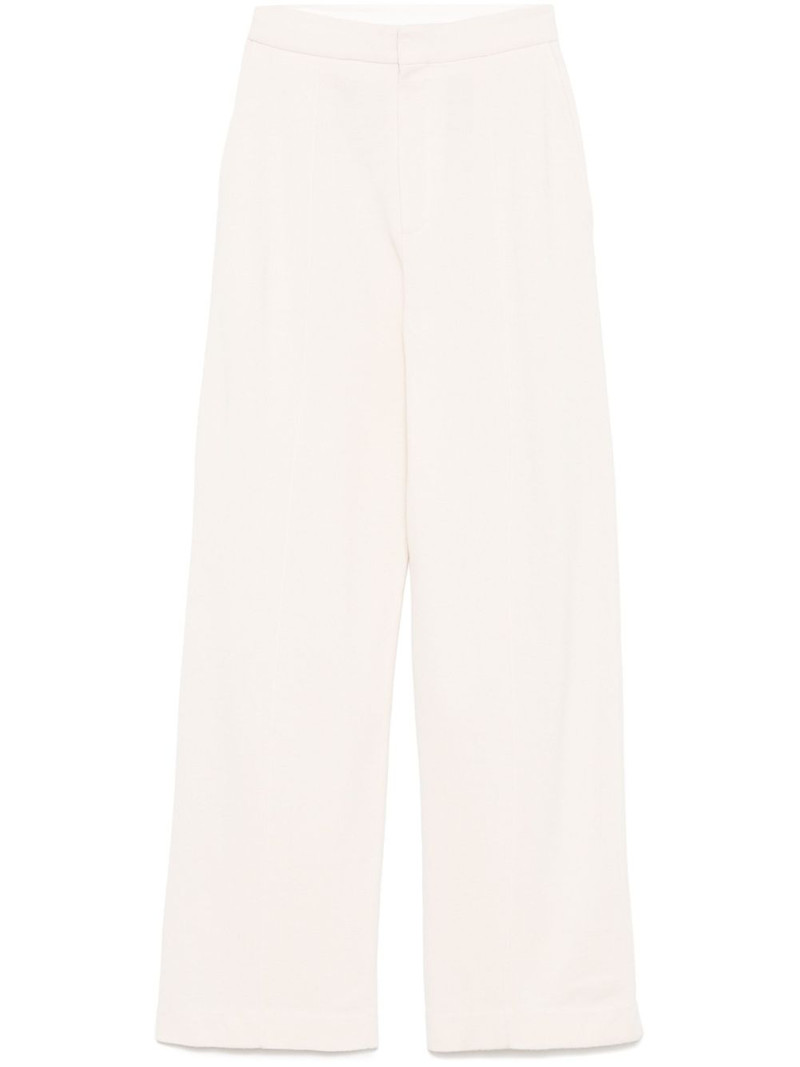knitted straight-leg trousers 1