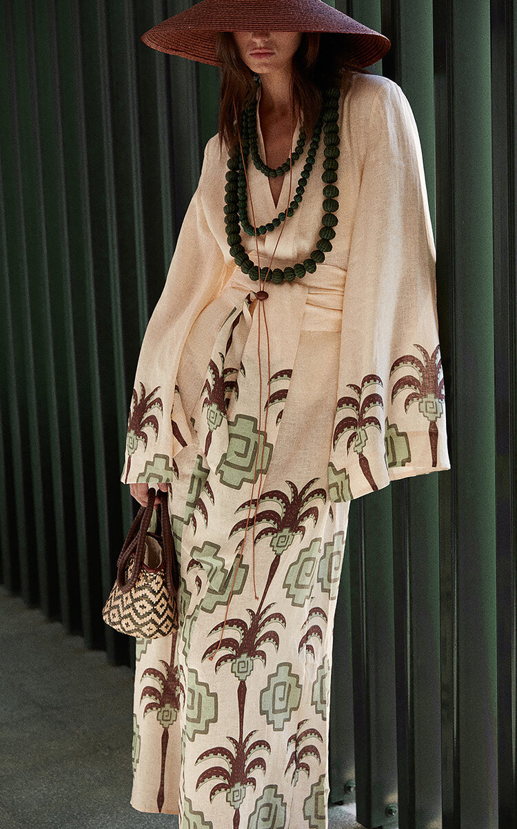 Boa Whisper Kimono Maxi Dress multi - 2
