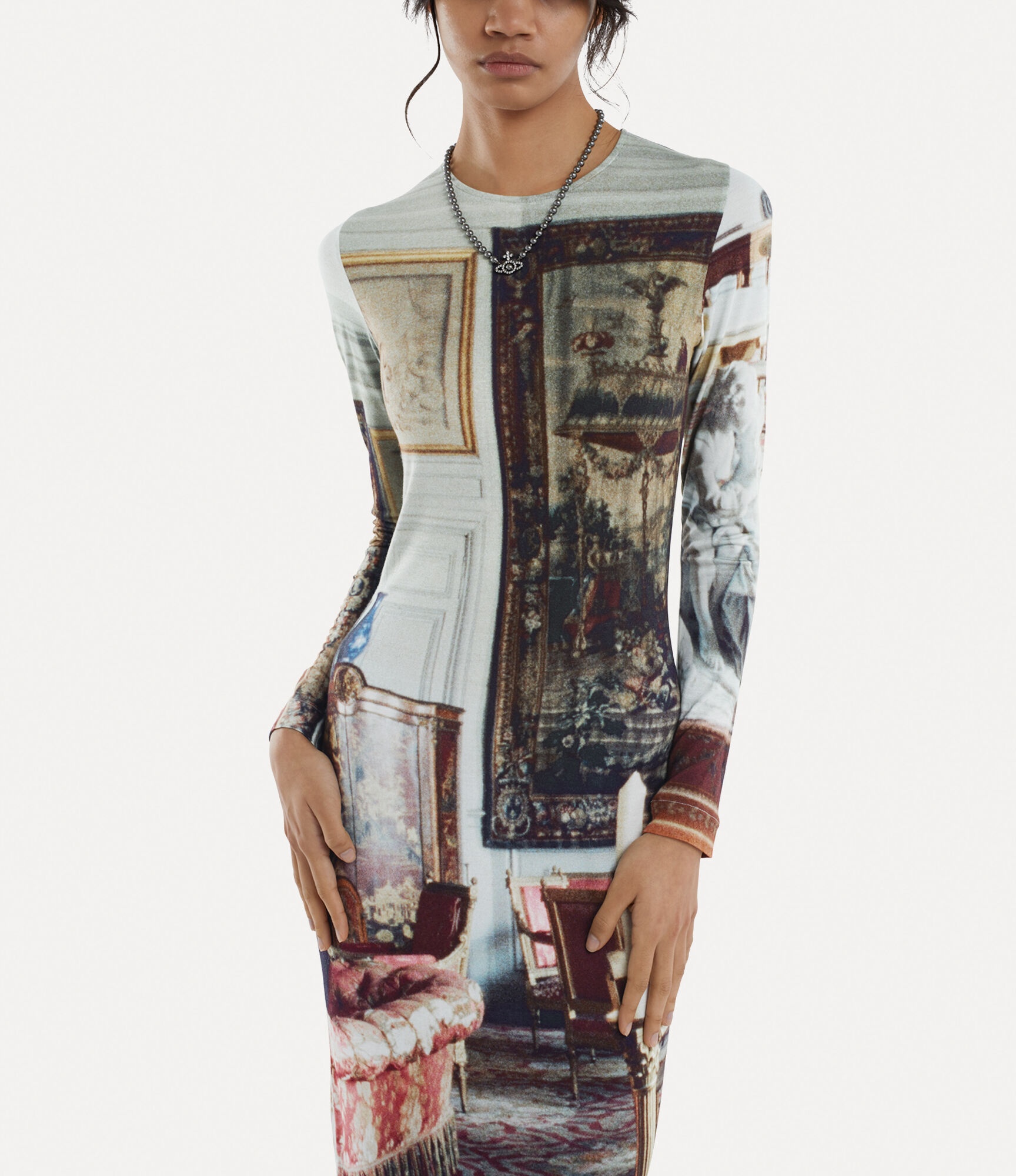 LONG BOULLE DRESS - 5