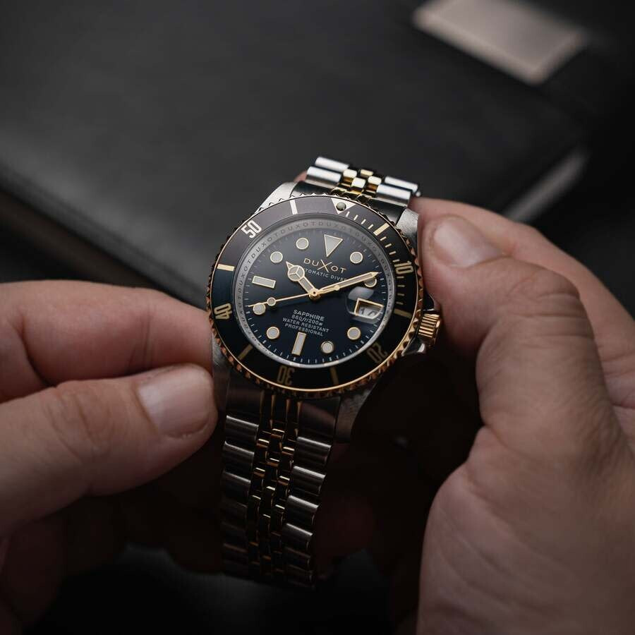 Duxot - Duxot Atlantica Diver Automatic Blue Dial Men's Watch DX-2057-AA - 2