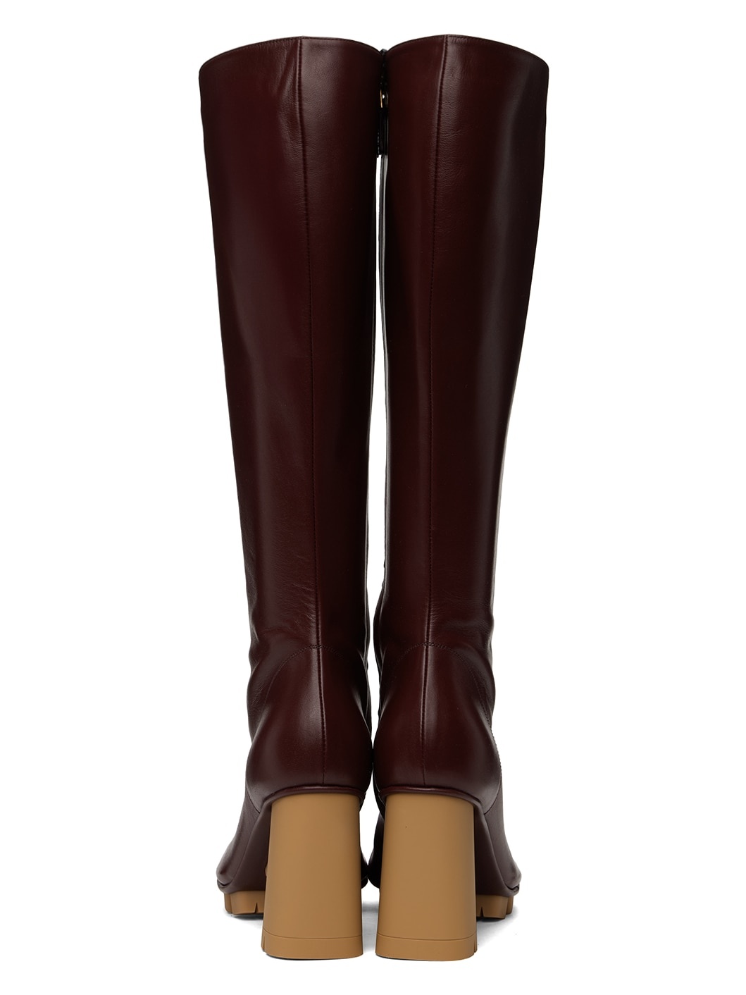 Burgundy Shore Boots - 2