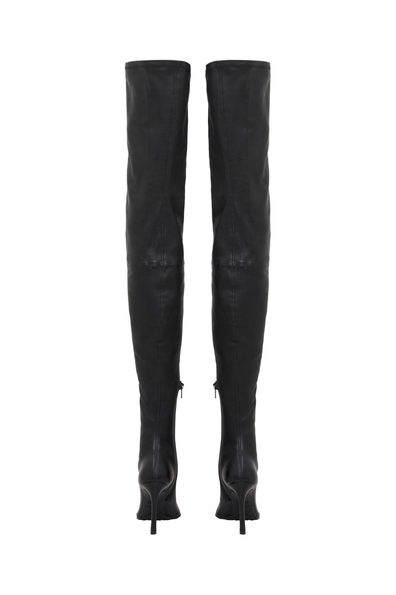 Smooth Leather Ms KiSS Thigh High Boots 3