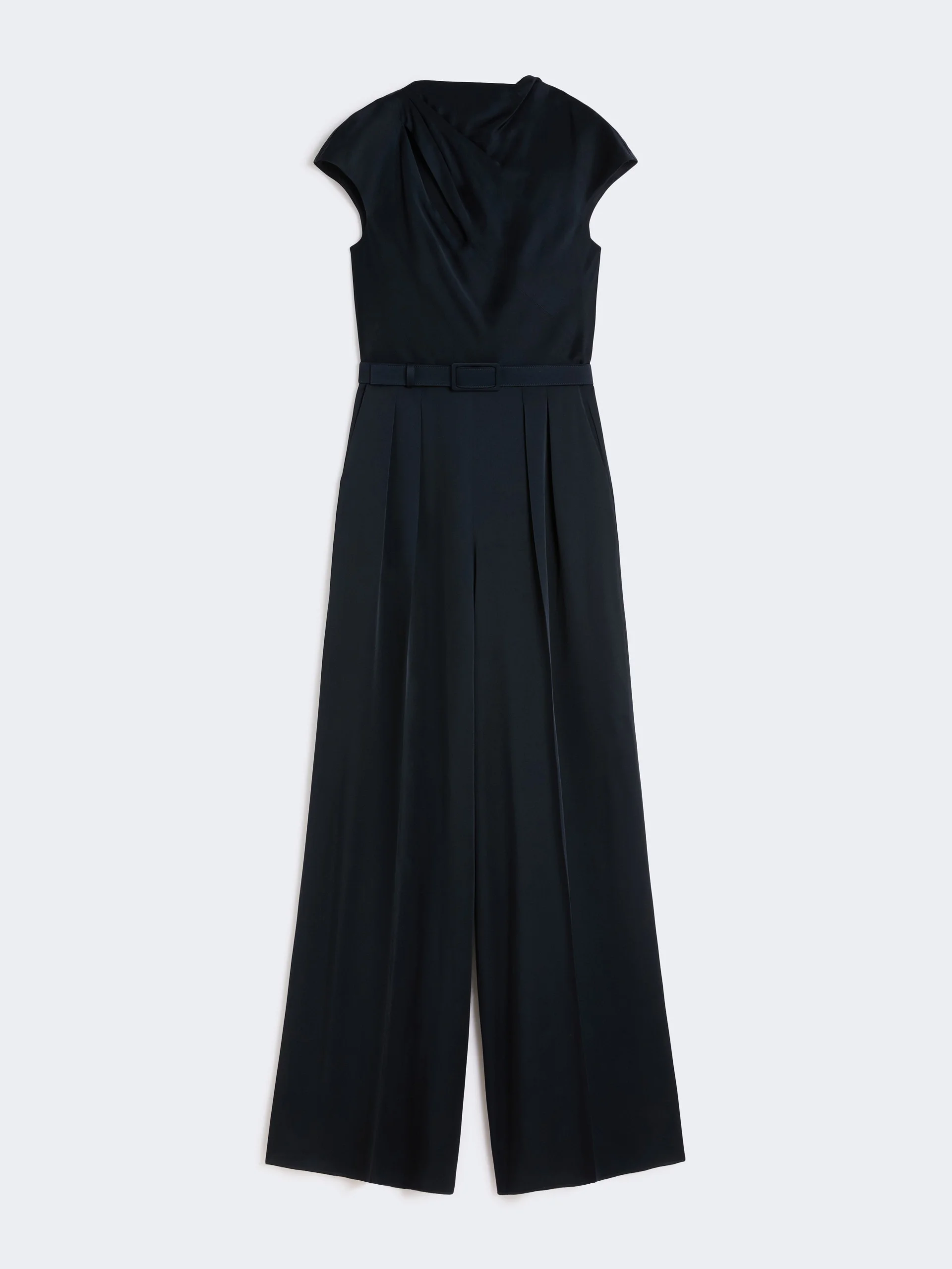 Envers satin jumpsuit - MIDNIGHTBLUE - 1