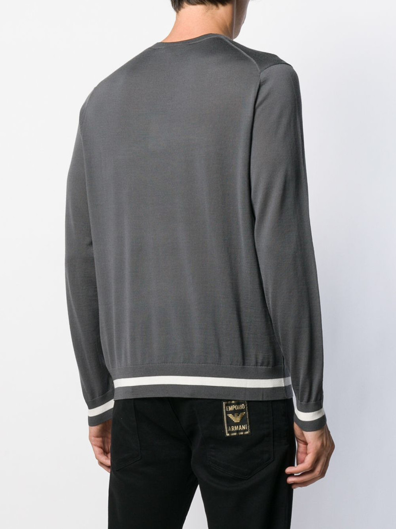 logo embroidered sweater 4