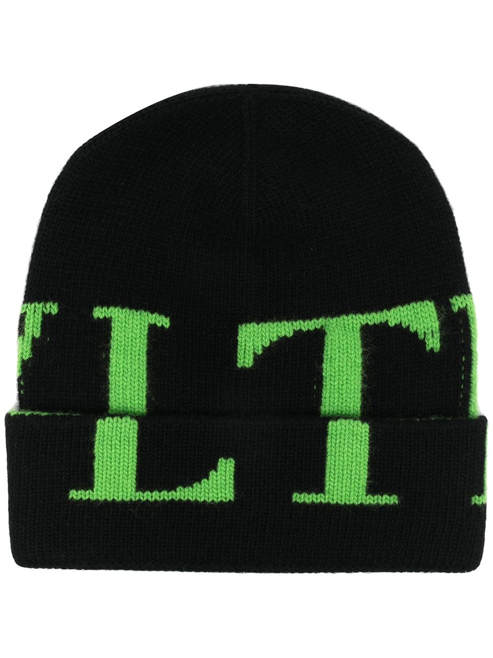 VLTN intarsia-knit beanie hat - 1