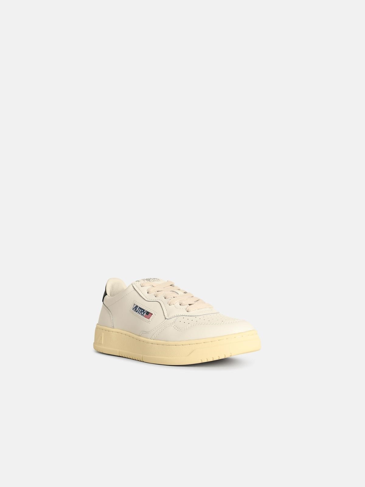'MEDALIST' WHITE LEATHER SNEAKERS - 2