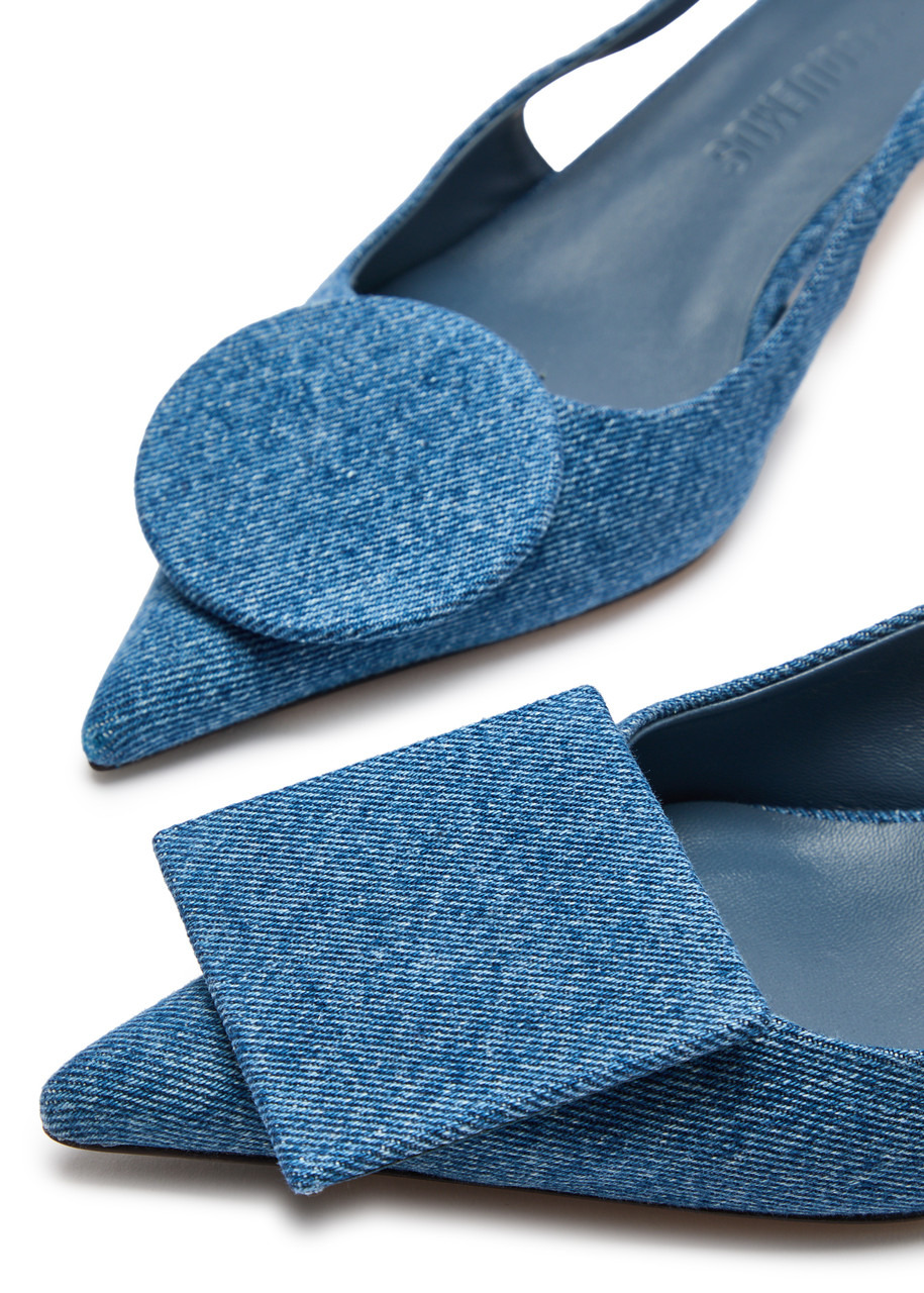 Jacquemus Les Slingbacks Duelo Denim Pumps - 3
