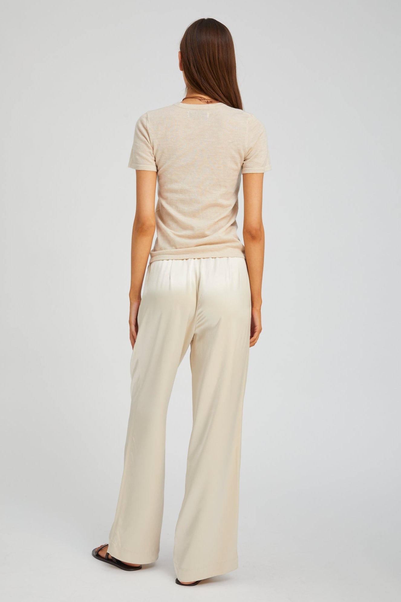 CHAMPAGNE SILK KAUAI PANTS - 4