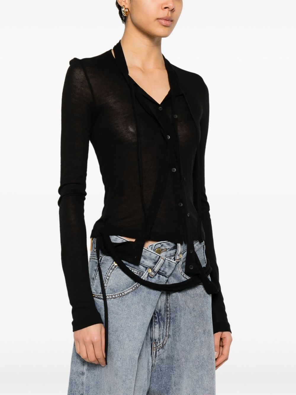 Deconstructed cardigan - 3