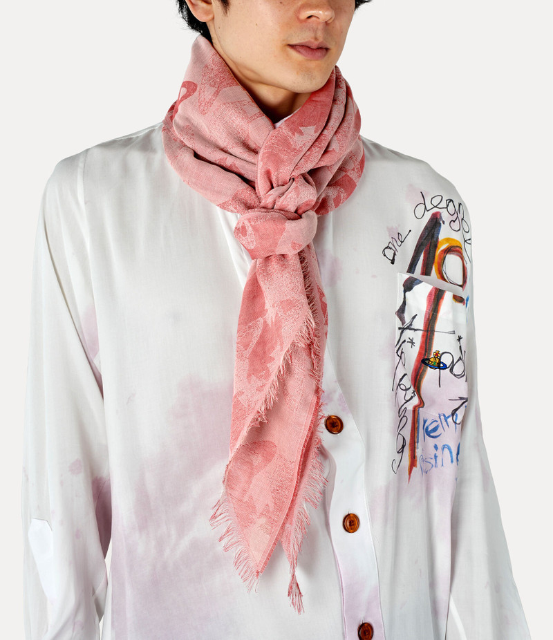 Vivienne Westwood ORB STAMP TWO POINT SCARF outlook