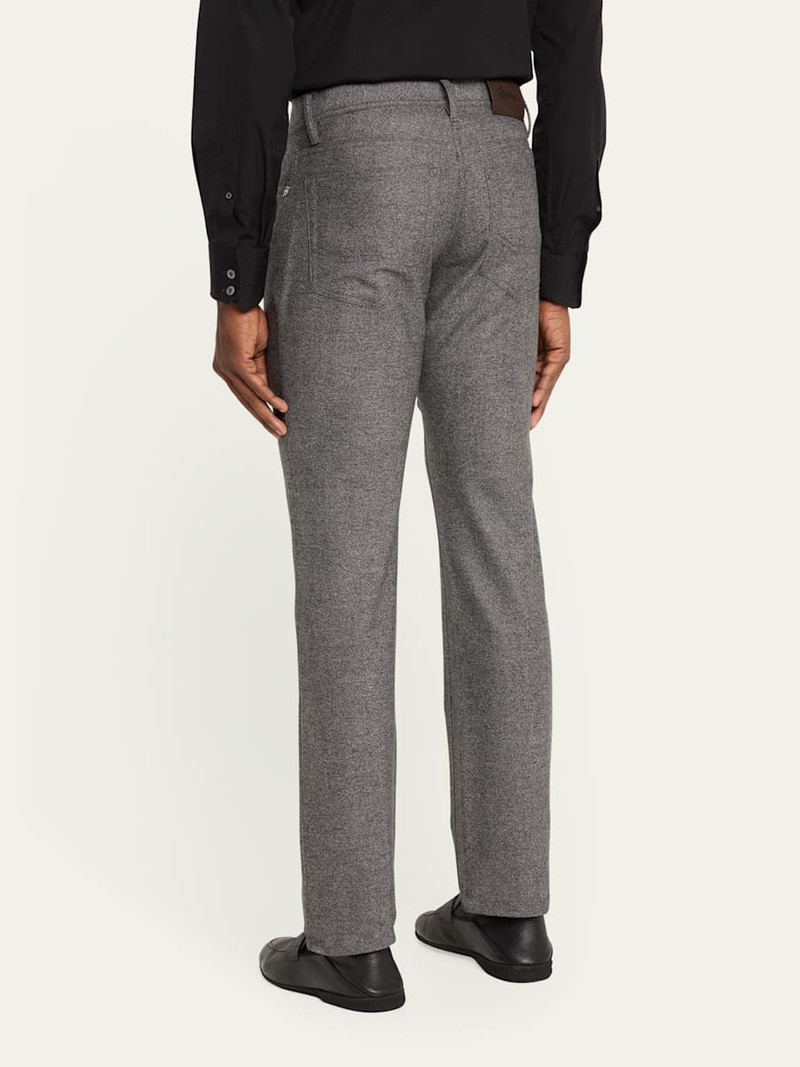 Men's Meribel Wool Flannel 5-Pocket Pants 3