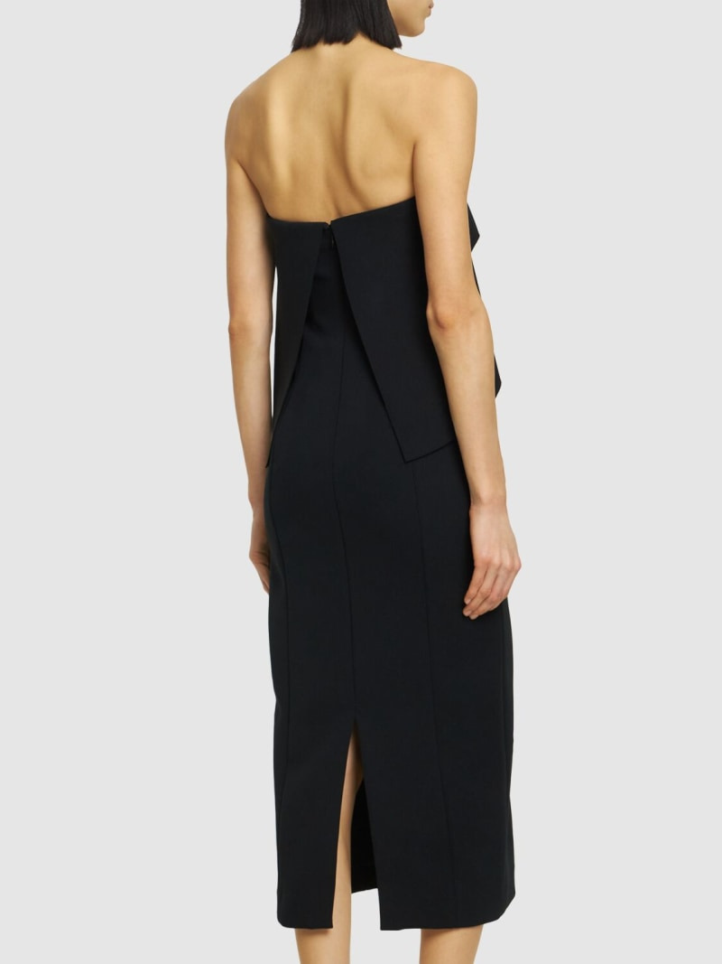 Scarlett strapless midi dress - 3