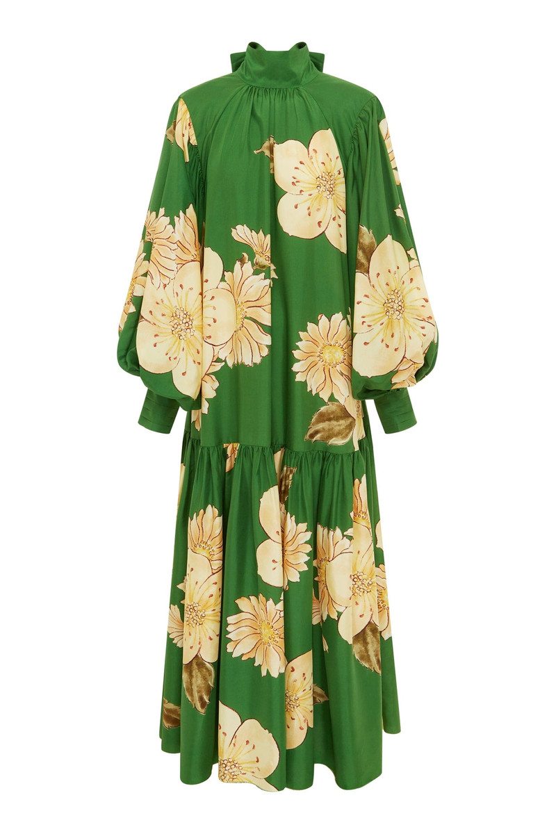 Sage Silk Gown 1