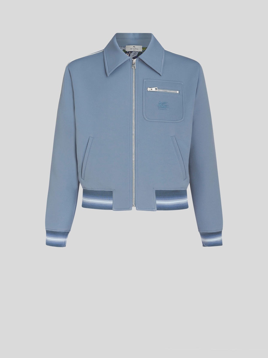 ZIPPED JACKET WITH LOGO - 1
