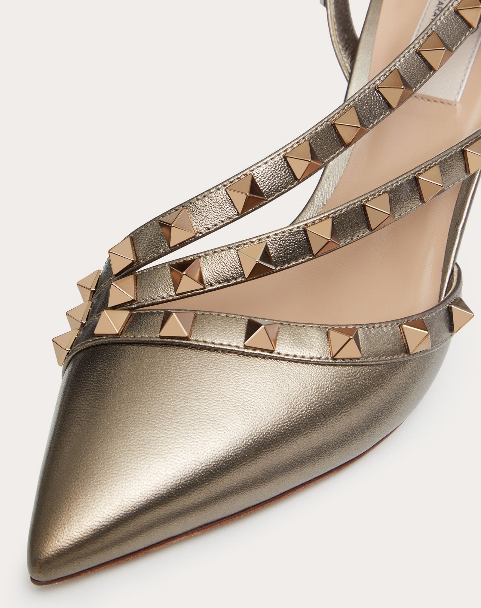 Rockstud Metallic Slingback Pump 65 mm - 5