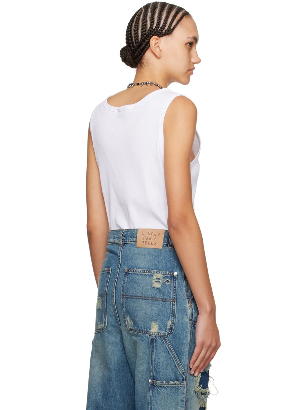 White Pippen Tank Top - 3