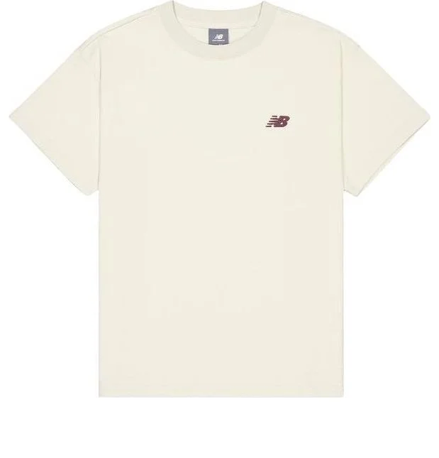 (WMNS) New Balance NBX Sportswear Greatest Hits Short Sleeve T-Shirt Asia Sizing 'Linen' AWT41317-LI - 1