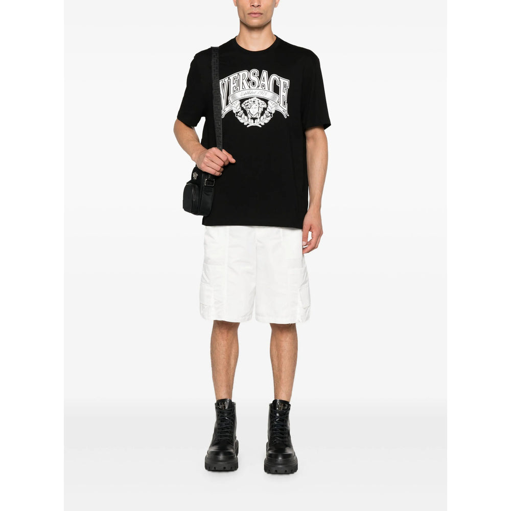 Versace Black T-Shirts & Vests - T-Shirts Men - 3
