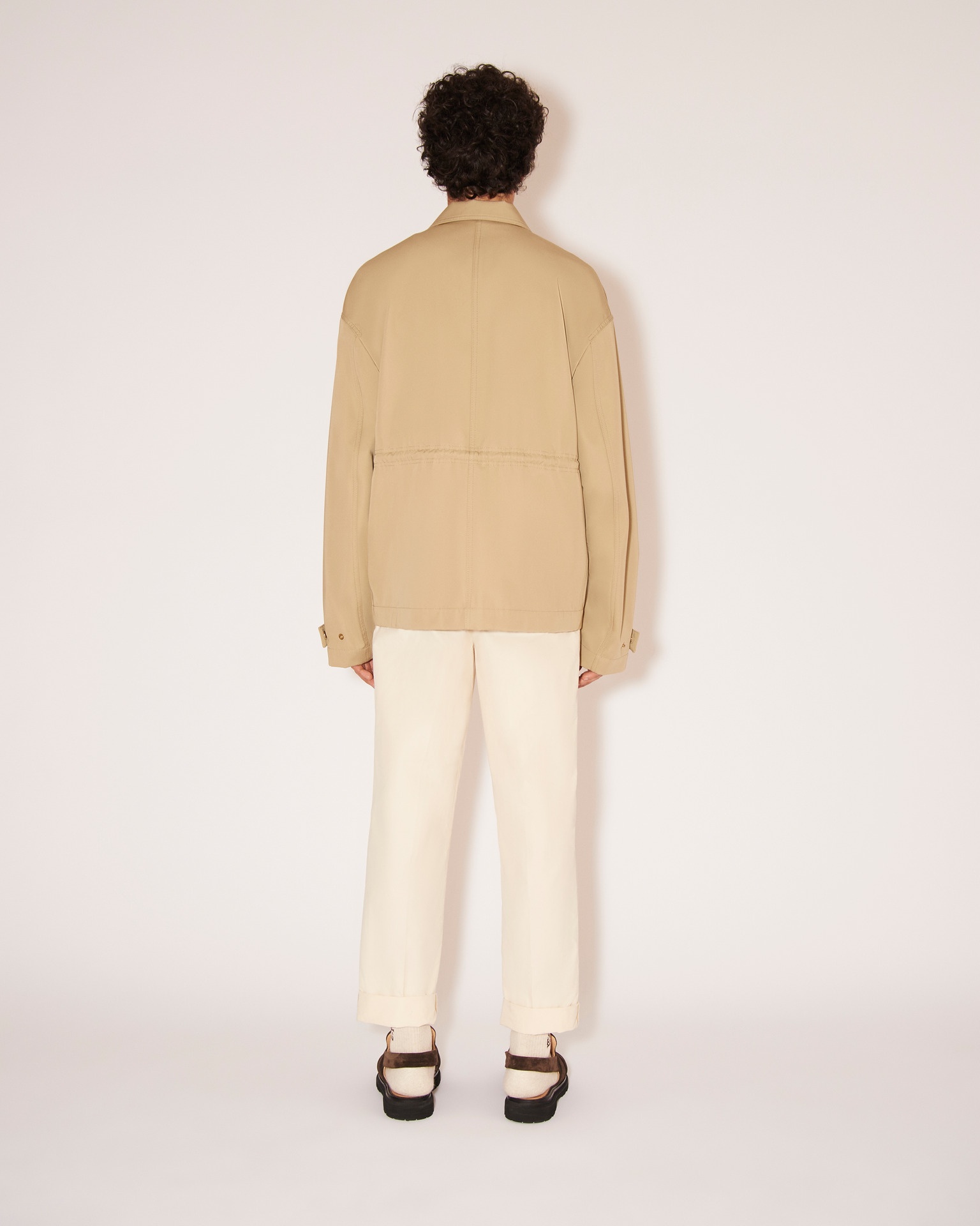 WILL - Bonded-twill utalitarian jacket - Beige - 7