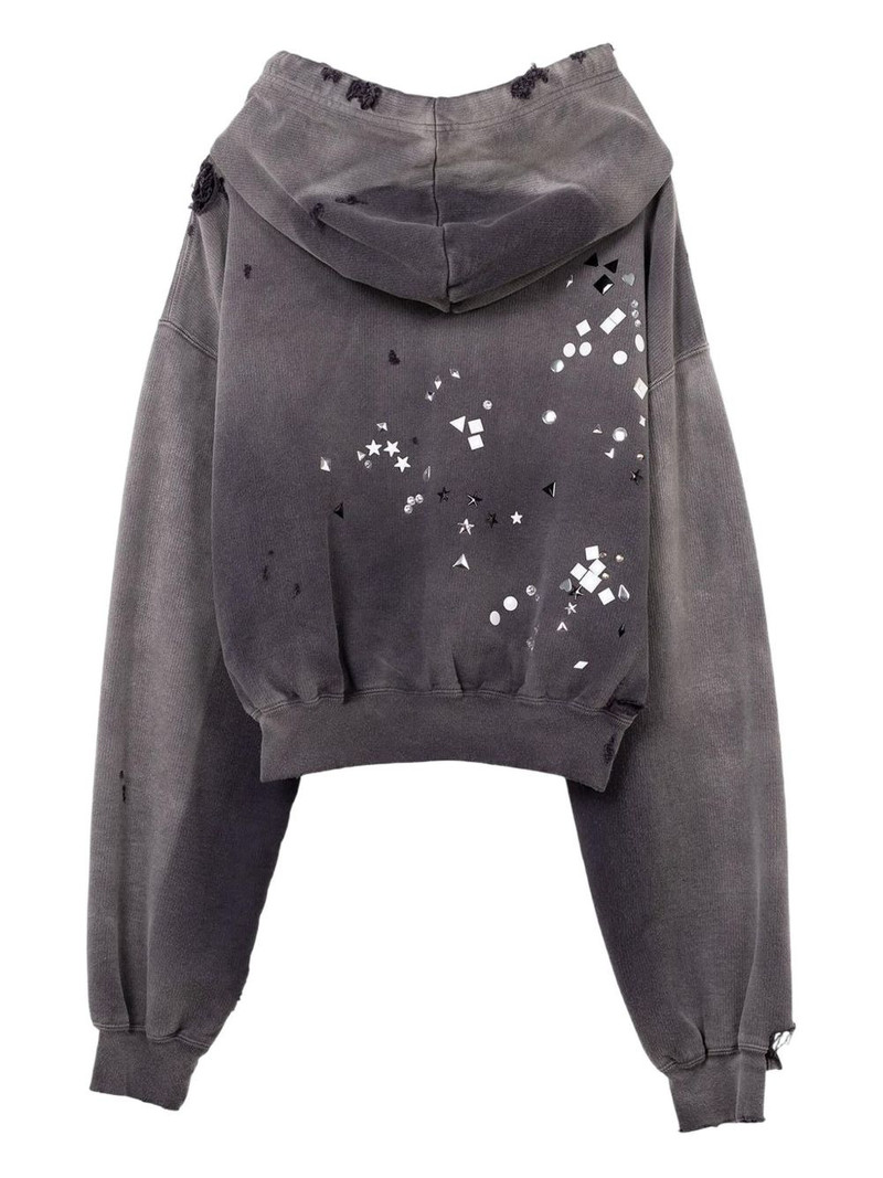 Maison MIHARAYASUHIRO rhinestone-embellished hoodie outlook