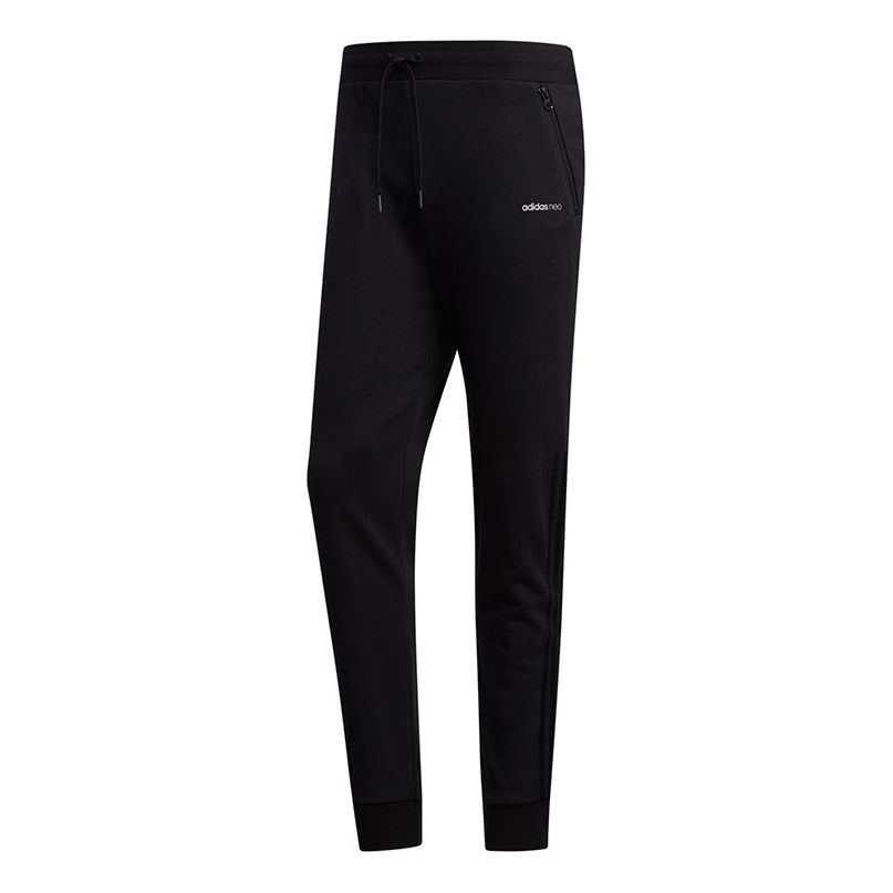 adidas neo M Fav 3s Tp Casual Sports Pants Black EI4466 - 1