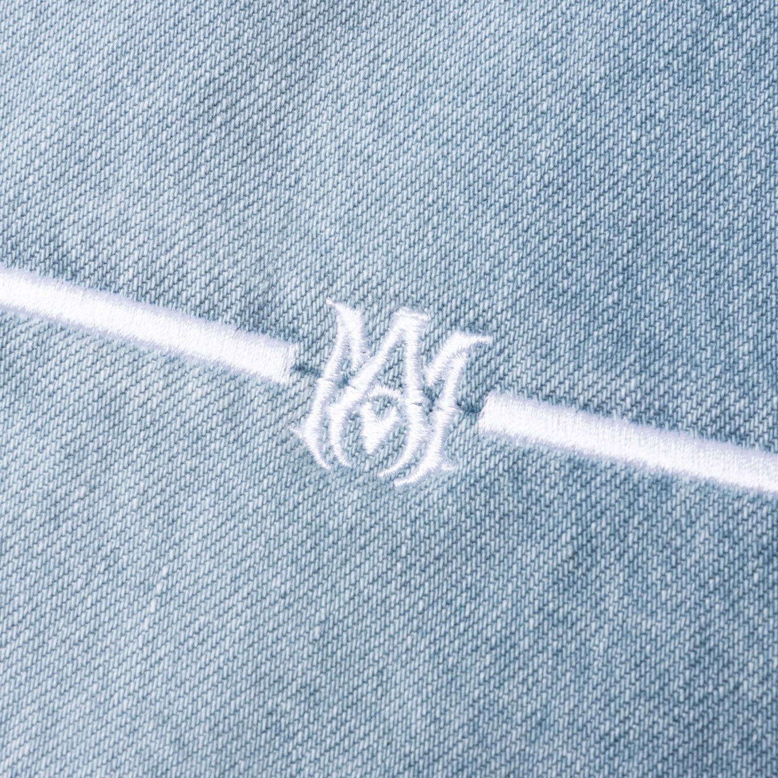 STRAIGHT FIT ALOHA PATCH JEAN - FADED INDIGO - 5