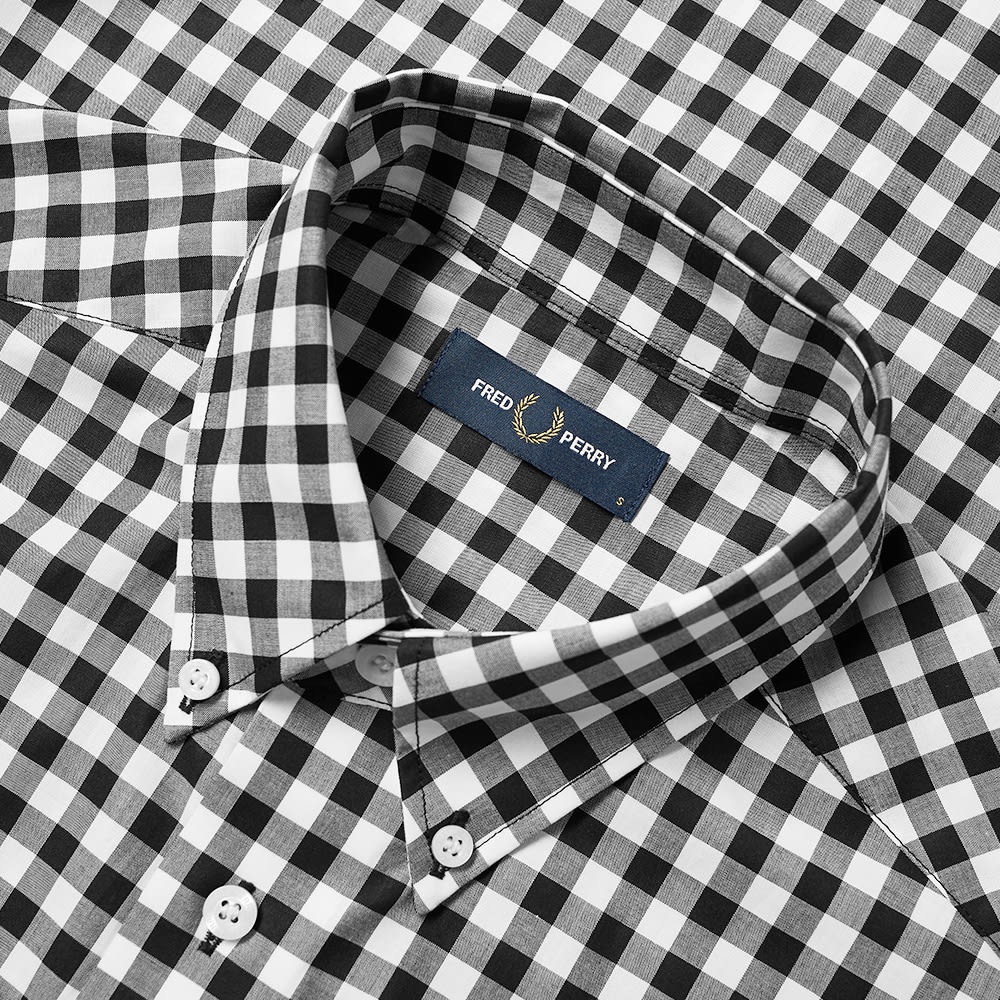 Fred Perry Authentic Short Sleeve Gingham Shirt - 3