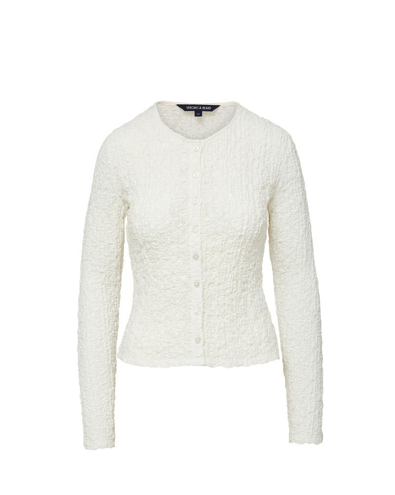 GILLINGHAM STRETCH-LACE CARDIGAN 1