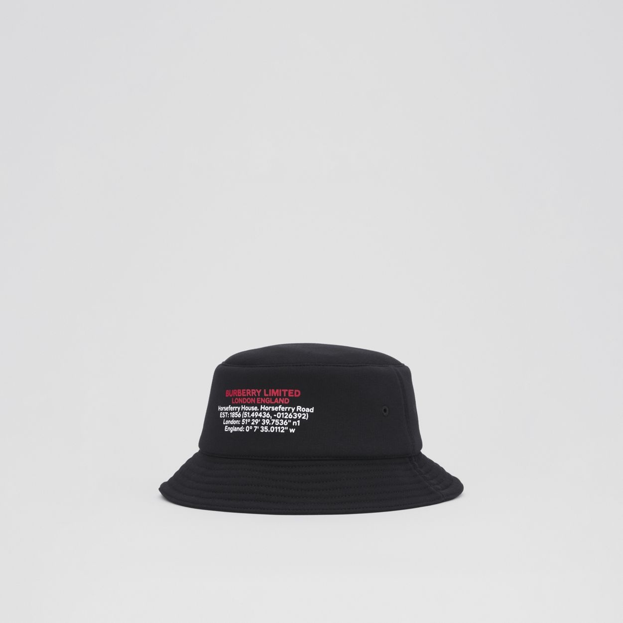 Location Print Cotton Bucket Hat - 5