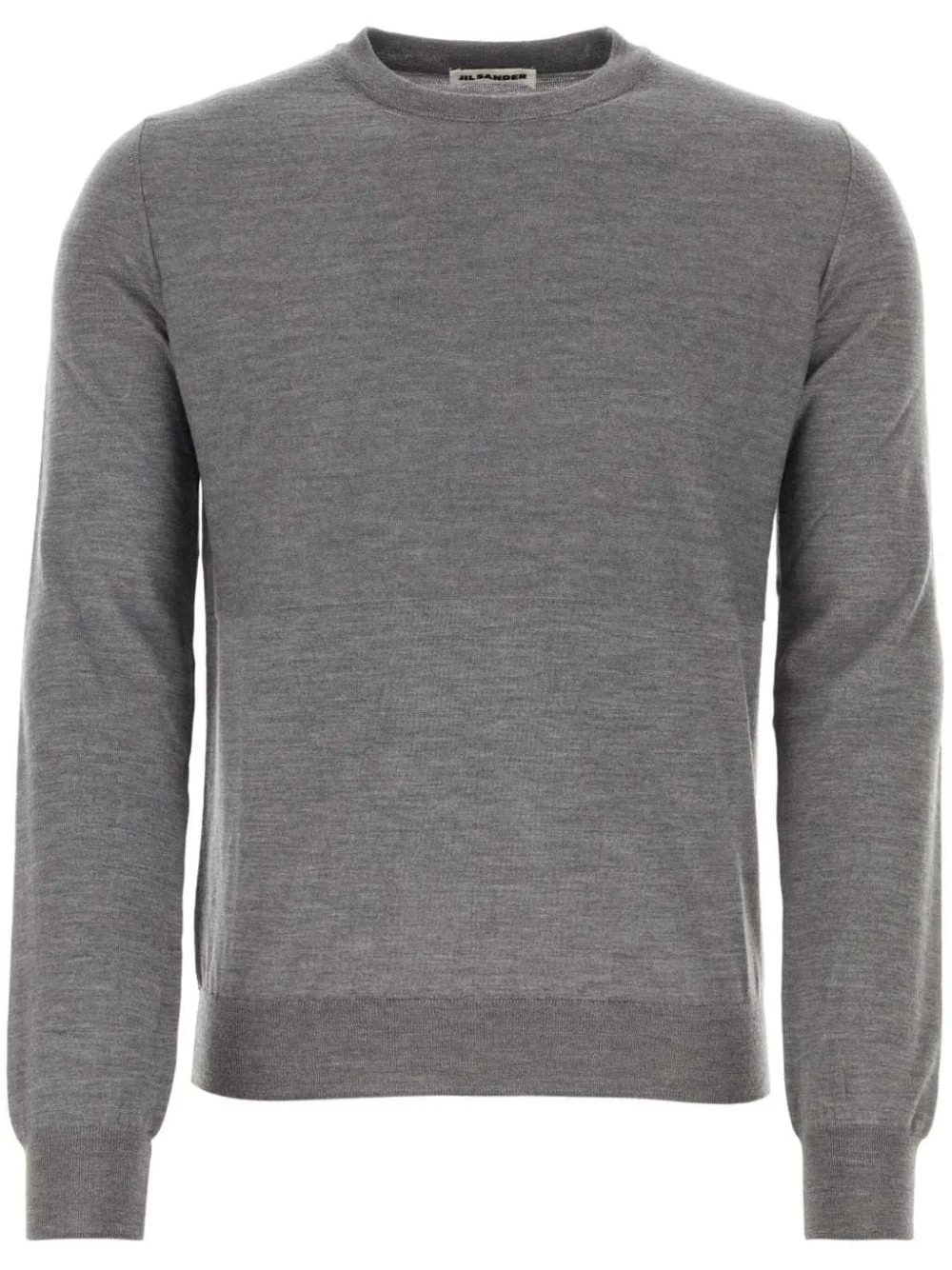 round-neck virgin wool sweater - 1