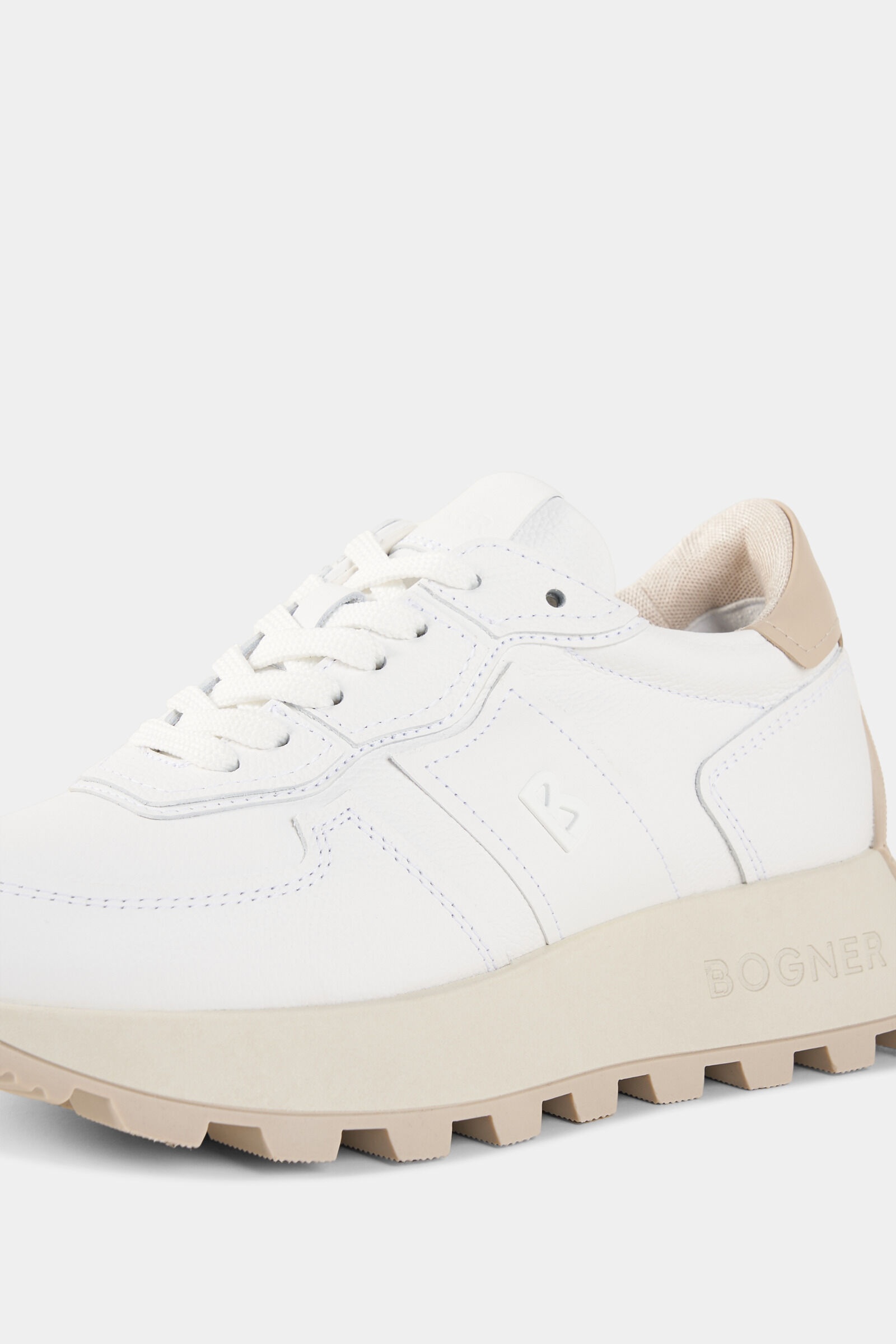 Osaka sneaker in White/sand - 7
